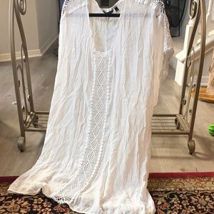 White Lace Cover-Up